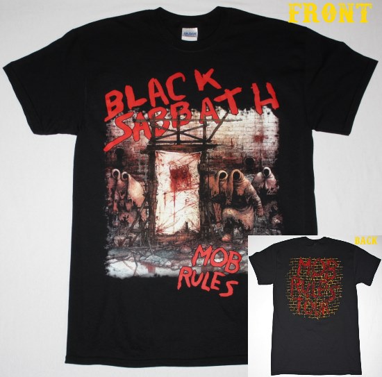 BLACK SABBATH】Mob Rules Tour '81 ブラック サバス バンドTシャツ 