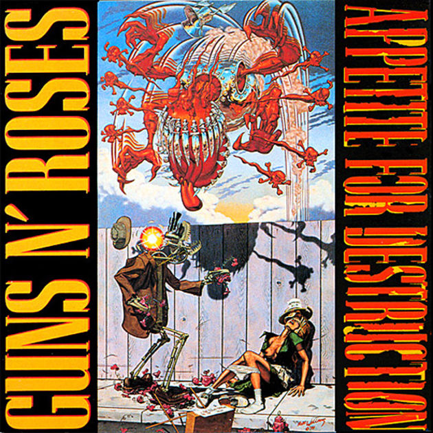 Guns N'Roses】Guns N'Roses APPETITE FOR DESTRUCTION '87 Jumbo