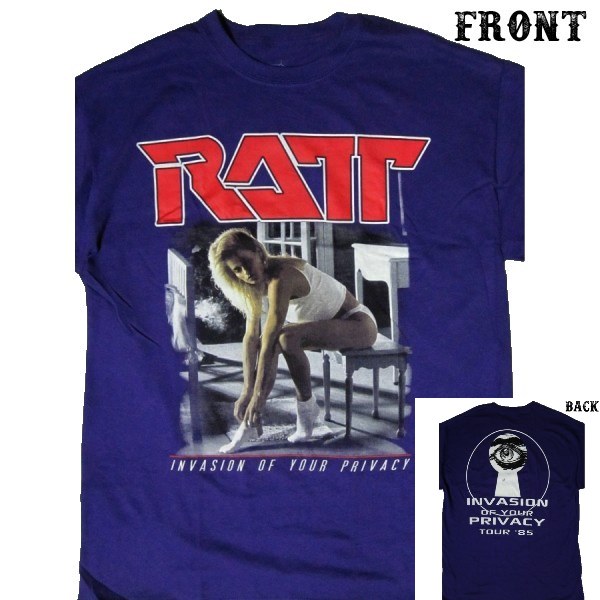 RATT】ロックTシャツ メンズ バンドTシャツ メンズ RATT Invasion Of