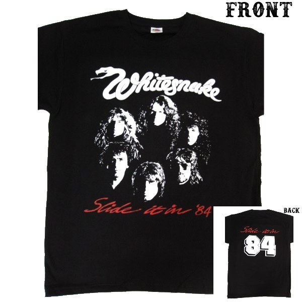 WHITESNAKE】ロックTシャツ メンズ バンドTシャツ メンズ WHITESNAKE 