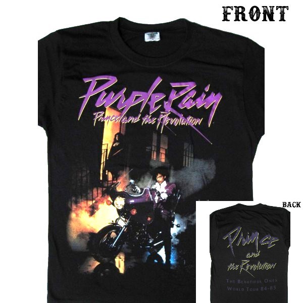 PRINCE】PRINCE Purple Rain Tour '84'85 プリンス ツアー バンドT 