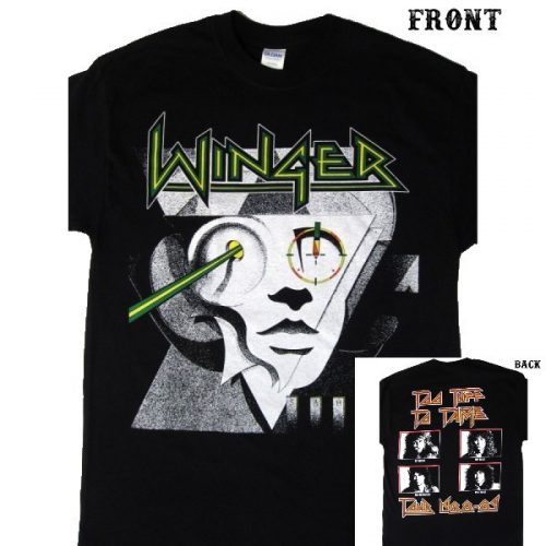 WINGER】ロックTシャツ メンズ バンドTシャツ メンズ WINGER IN THE