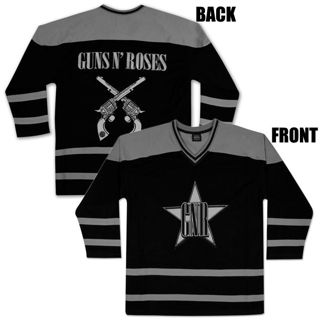 Guns N Roses Star Logo Hockey Jersey 