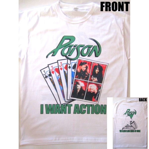 POISON】ロックTシャツ メンズ バンドTシャツ メンズ POISON I Want