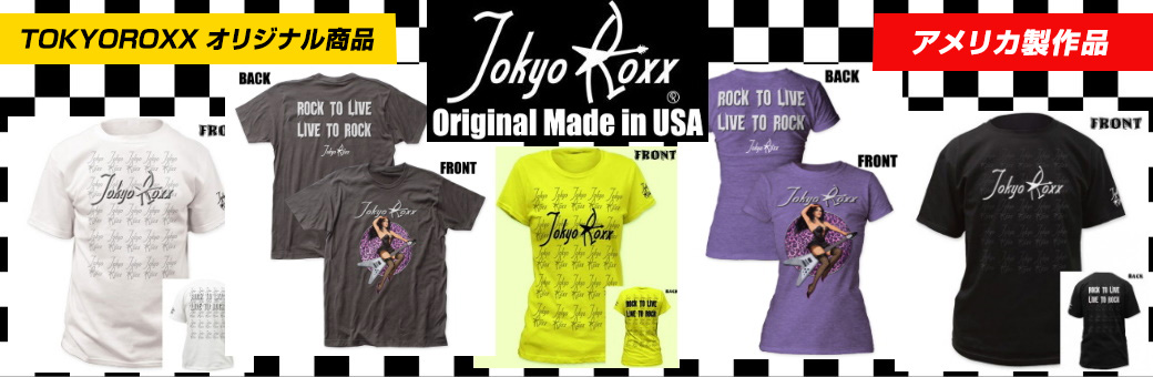 バンドTシャツとロックTシャツならTOKYO ROXX