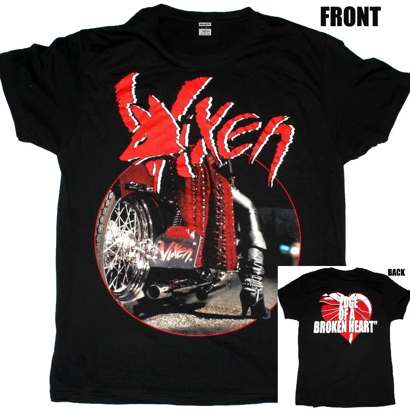 VIXEN】ロックTシャツ メンズ バンドTシャツ メンズ VIXEN Edge of a 