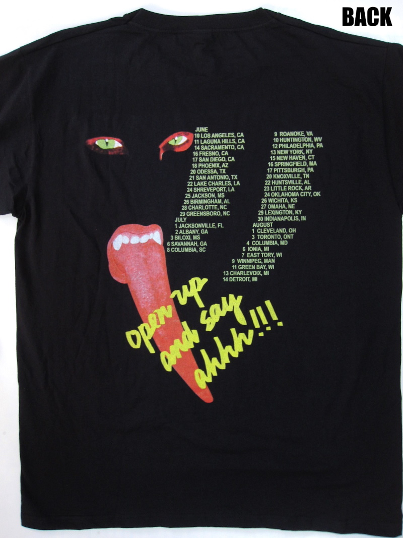 POISON】ロックTシャツ メンズ バンドTシャツ メンズ POISON Open Up and Say Ahh....US Tour 1988  ポイズン ツアー バンドTシャツ S/M/LXL/XXL | バンドTシャツとロックTシャツならTOKYO ROXX