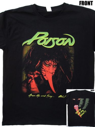 POISON】ロックTシャツ メンズ バンドTシャツ メンズ POISON Open Up