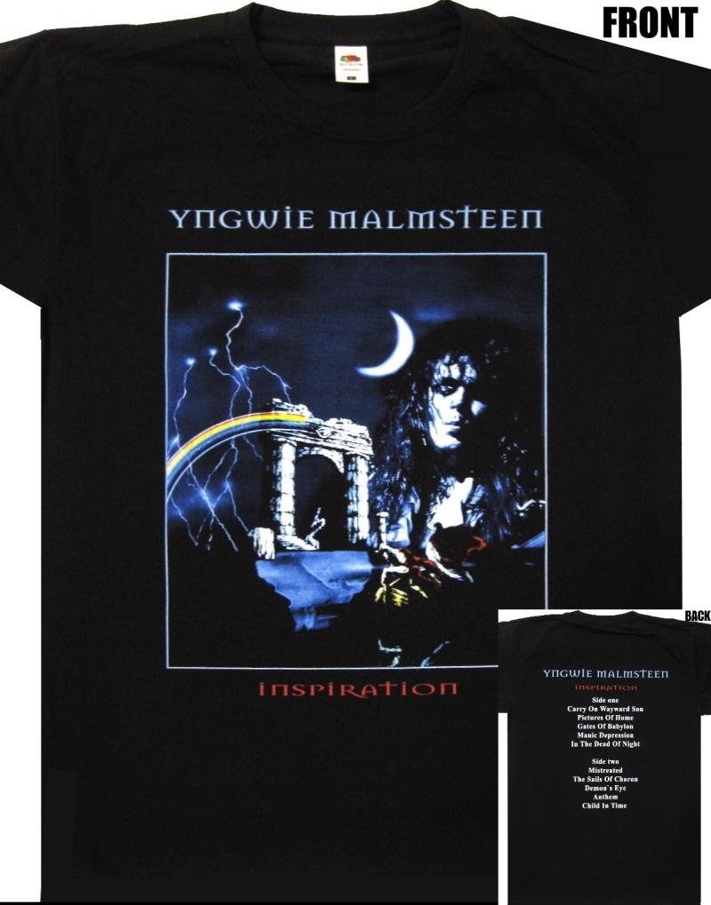 シルバーグレー サイズ Yngwie Malmsteen ロンT 長袖Tシャツ バンドT