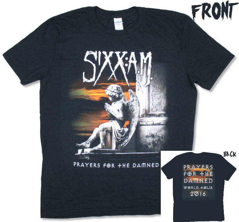 SIXX:A.M.】ロックTシャツ メンズ SIXX:A.M. Prayers For The Damned