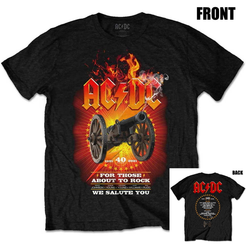 AC/DC】ロックTシャツ メンズ バンドTシャツ メンズ AC/DC For Those ...