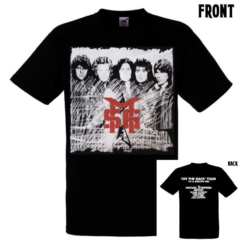 MICHAEL SCHENKER GROUP MSG】ロックTシャツ メンズ バンドTシャツ メンズ MICHAEL SCHENKER GROUP  MSG On The Rack Tour 1981 マイケル・シェンカー・グループ ツアー バンドTシャツ S/M/L/XL/XXL/XXXL |  バンドTシャツとロックTシャツならTOKYO ROXX