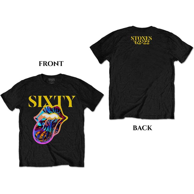 Rolling Stones】ロックTシャツ メンズ バンドTシャツ メンズ THE ROLLING STONES SIXTY CYBERDELIC  TONGUE Black 60周年記念品 ザ・ローリング・ストーンズ オフィシャル バンド Tシャツ S/M/L/XL/XXL | バンドTシャツと ロックTシャツならTOKYO ROXX