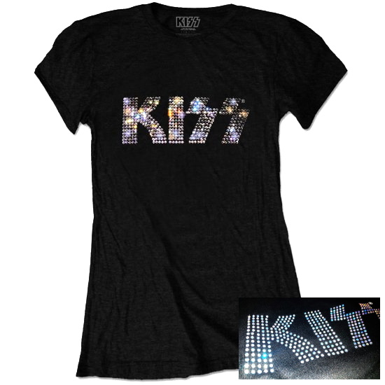 KISS 黒③ Tシャツ XL