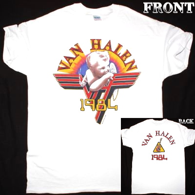 激レア ハードロック vintage VAN HALEN 1984 Tシャツ-eastgate.mk