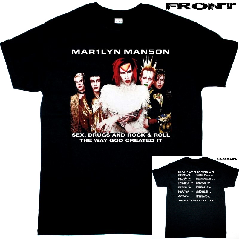 90s MARILYN MANSON ROCK IS DEAD TOUR '99トラヴィススコットT