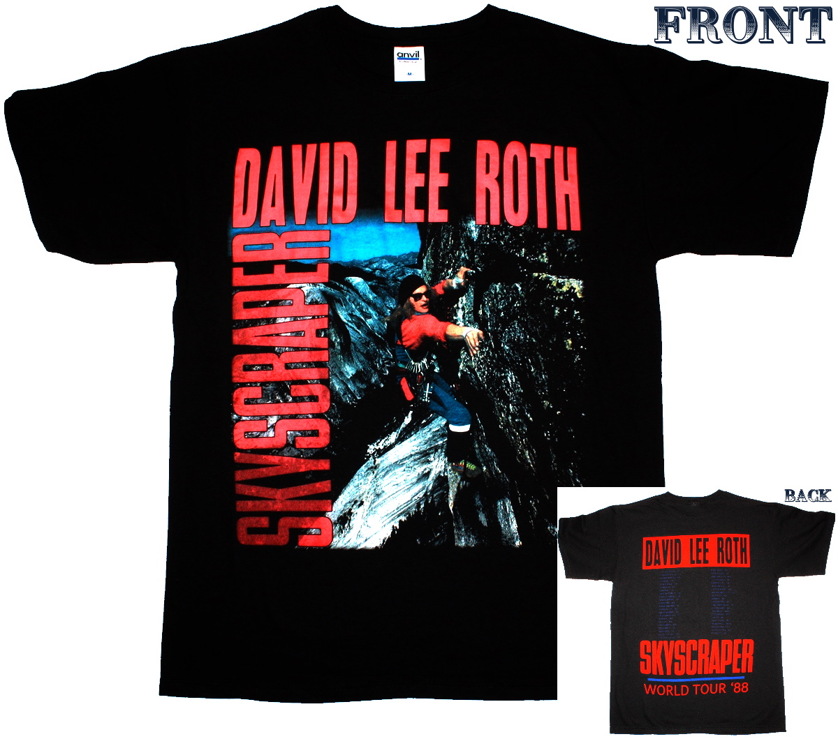 【DAVID LEE ROTH】ロックTシャツ メンズ バンドTシャツ メンズ