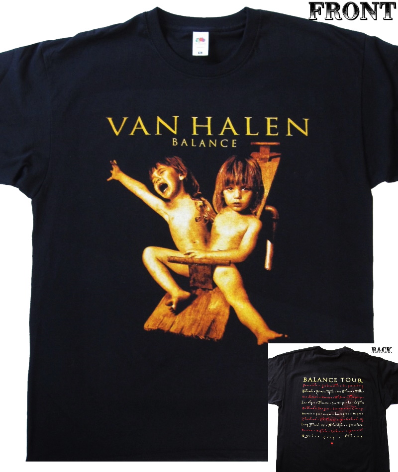 Van Halen Balance Tour Tee L バンヘイレン Tシャツ-