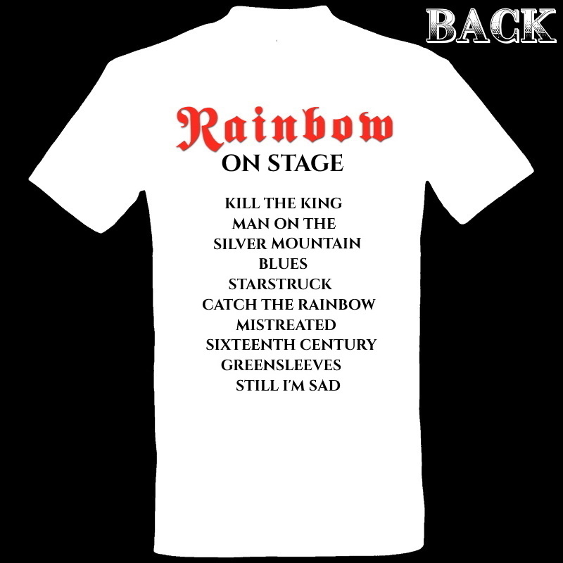 RAINBOW】ロックTシャツ メンズ バンドTシャツ メンズ RAINBOW On