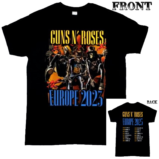 Guns N'Roses】ロックTシャツ メンズ バンドTシャツ メンズ Guns N