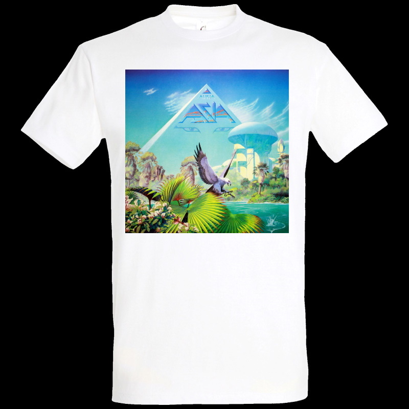 ASIA】ロックTシャツ メンズ バンドTシャツ メンズ ASIA Alpha Album 1983 White エイジア アルバム バンドTシャツ  メンズ S/M/L/XL/XXL/XXXL | バンドTシャツとロックTシャツならTOKYO ROXX