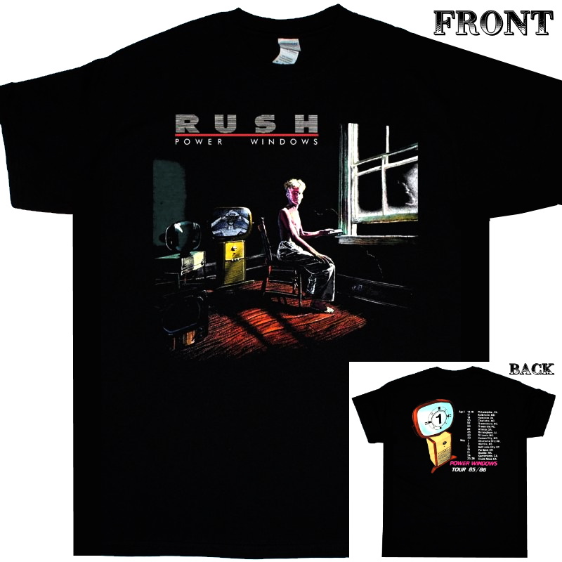 80's RUSH バンド ツアー Tシャツ