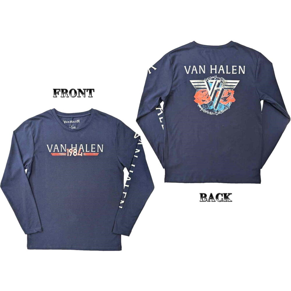 Vintage Van Halen Logo T-Shirt M 70's 80's Sportswear - Gem