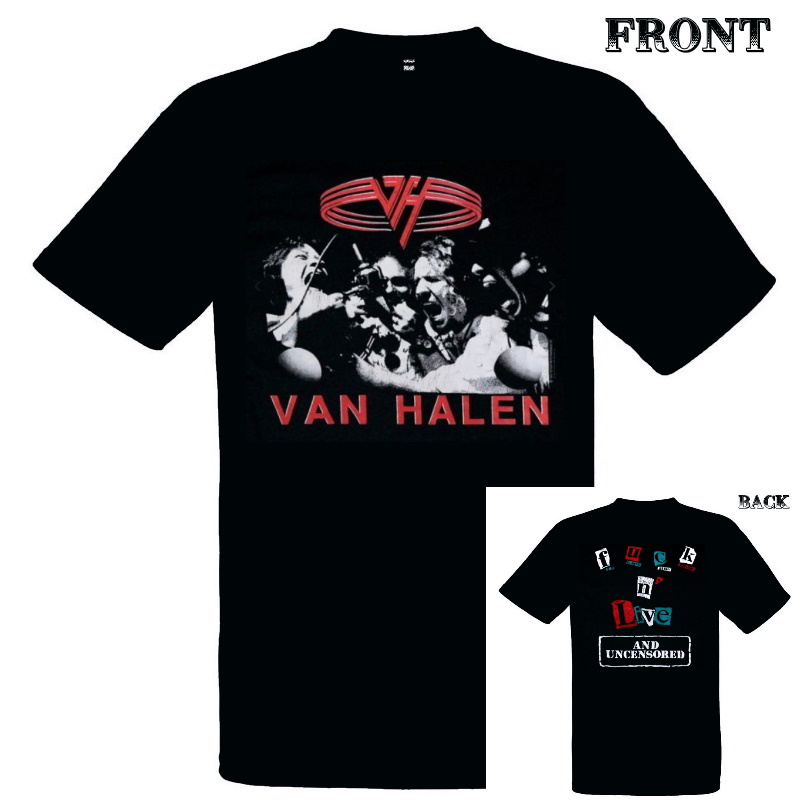 VAN HALEN 】ロックTシャツ メンズ バンドTシャツ メンズ VAN HALEN ...