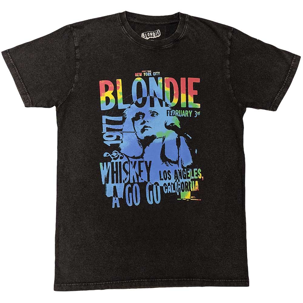 Debbie Harry Blondie】ロックTシャツ メンズ バンドTシャツ メンズ BLONDIE WHISKEY A GO GO 1977  ブロンディ オフィシャル バンドTシャツ S/M/L/XL/XXL |