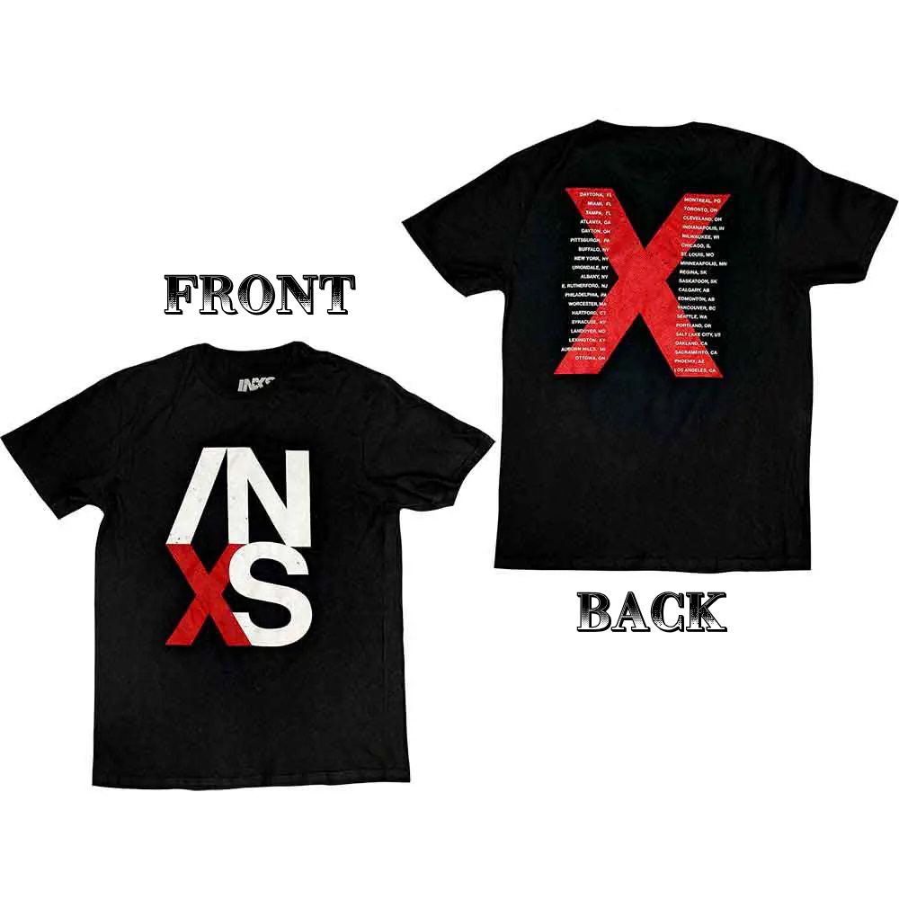 INXS】ロックTシャツ メンズ バンドTシャツ メンズ INXS X US TOUR 1991 インエクセス ツアー バンドTシャツ  S/M/L/XL/XXL | バンドTシャツとロックTシャツならTOKYO ROXX