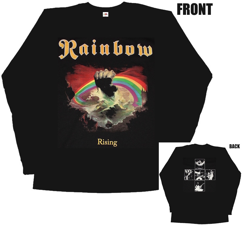 RAINBOW】ロックTシャツ メンズ バンドTシャツ メンズ RAINBOW