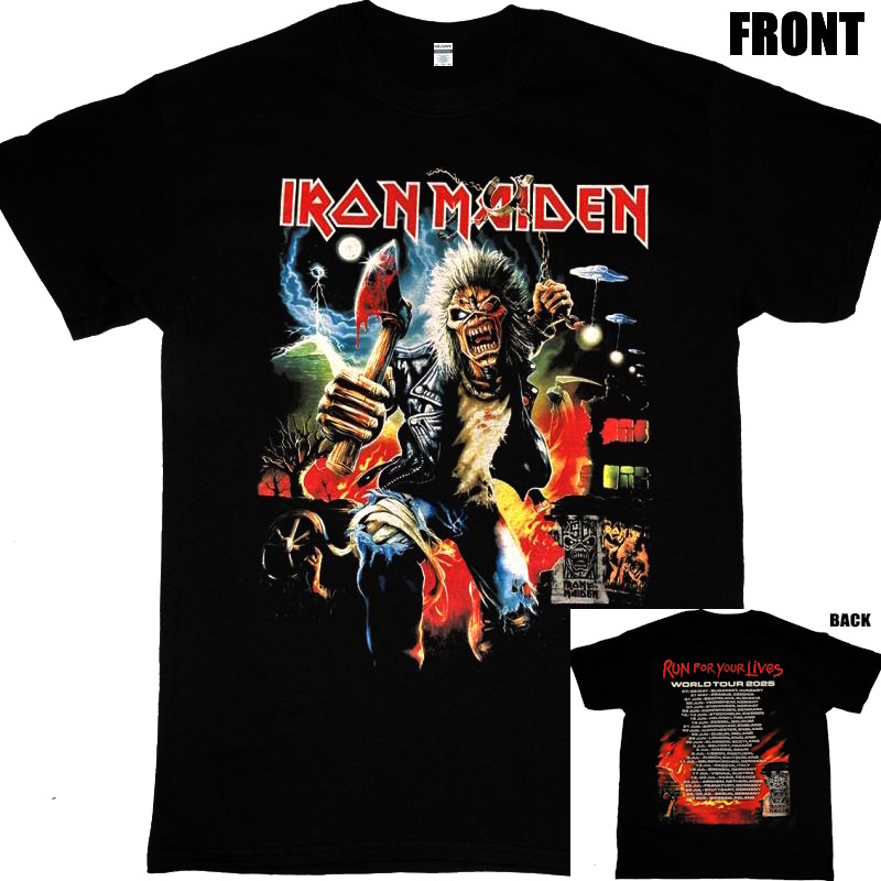 IRON MAIDEN 】ロックTシャツ メンズ バンドTシャツ メンズ IRON